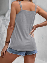 Camisole's v-neck solid color tube top sleeveless bottoming top